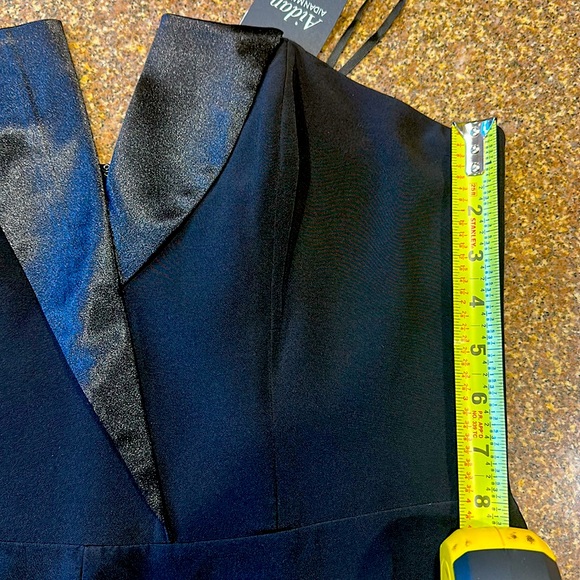 Aidan Mattox Black Jumpsuit with Flowing Silhouette - Picture 6 of 7